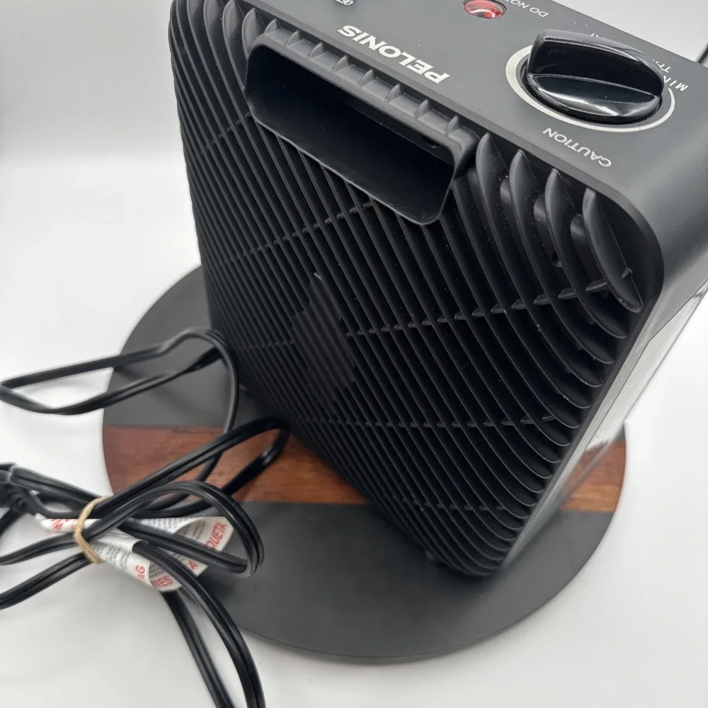 Pelonis 1500W 3-Speed Electric Fan-Forced Space Heater Black PSH08F1ABB
